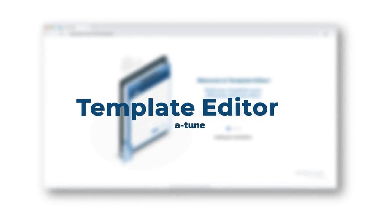 Template Editor